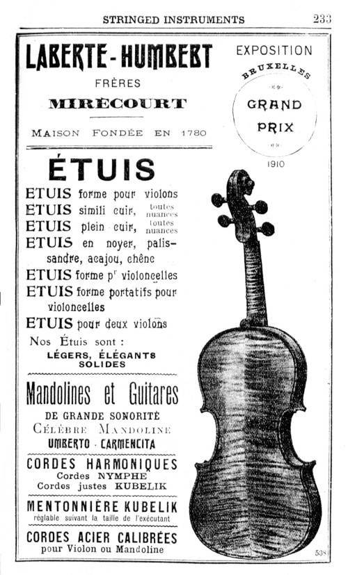 Annuaire de la musique de 1913. page 233.