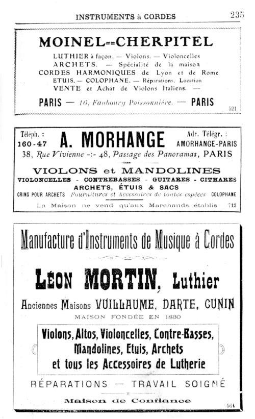 Annuaire de la musique de 1913. page 235.