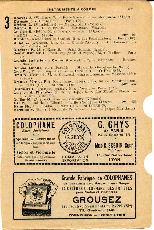 Annuaire OGM 1932.