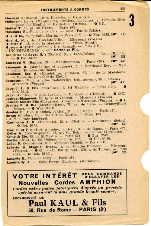 Annuaire OGM 1932.