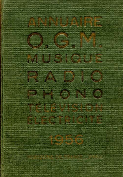 Annuaire OGM 1956.