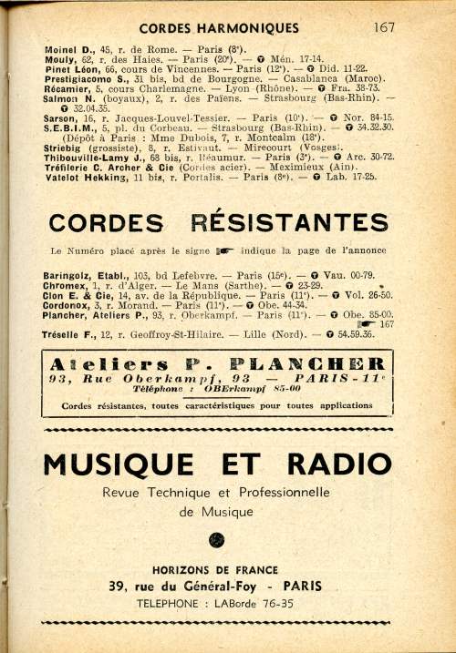 Annuaire OGM 1956.