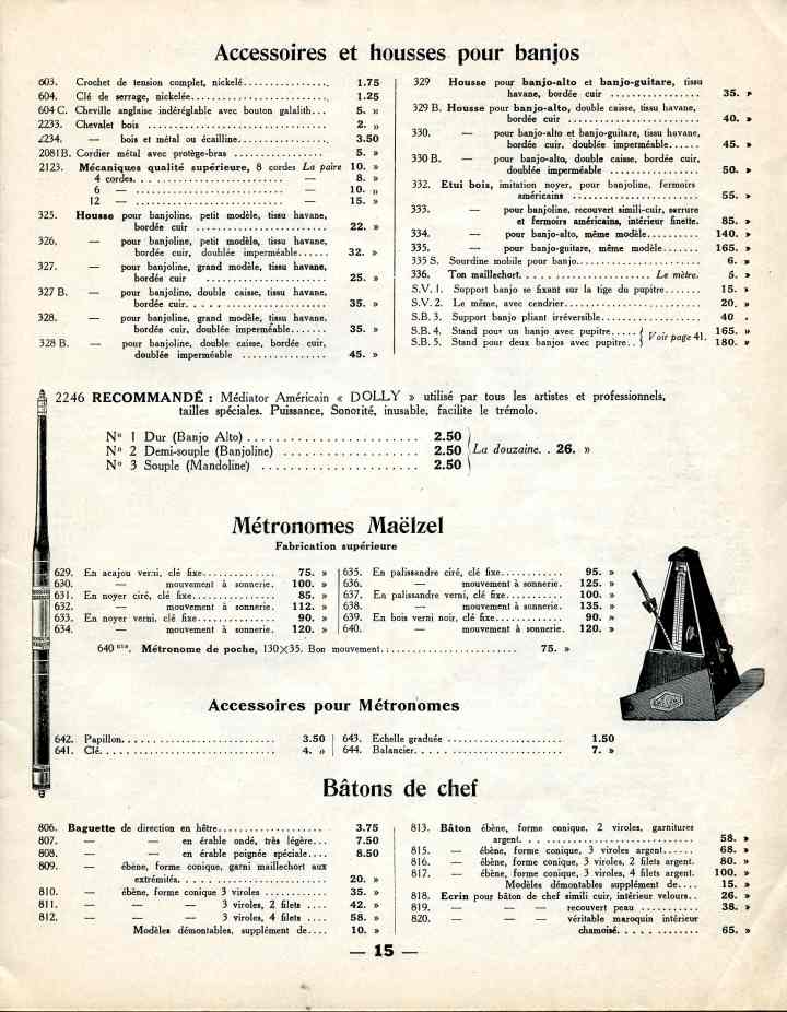 Catalogue Paul Beuscher  Paris.