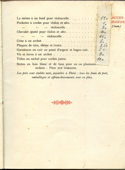 Catalogue et tarif Caressa & Franais  Paris.