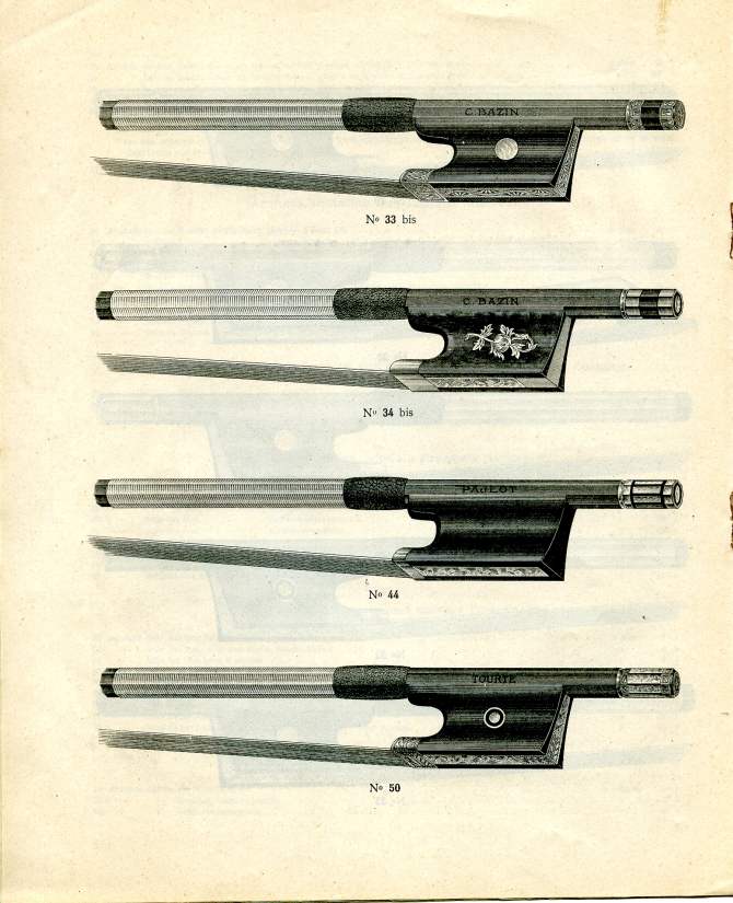 Catalogue Charles Bazin de 1901 environ.