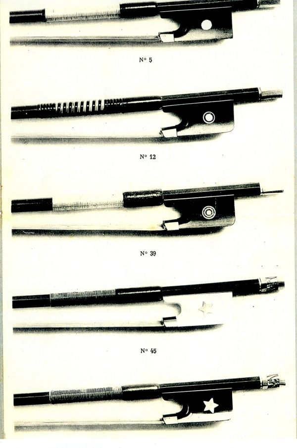 Catalogue 1937 d'Emile Ouchard, archetier à Mirecourt.