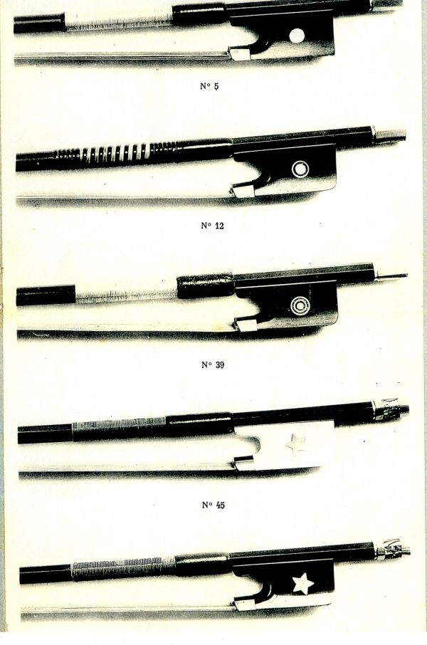 Catalogue 1937 d'Emile Ouchard, archetier  Mirecourt.