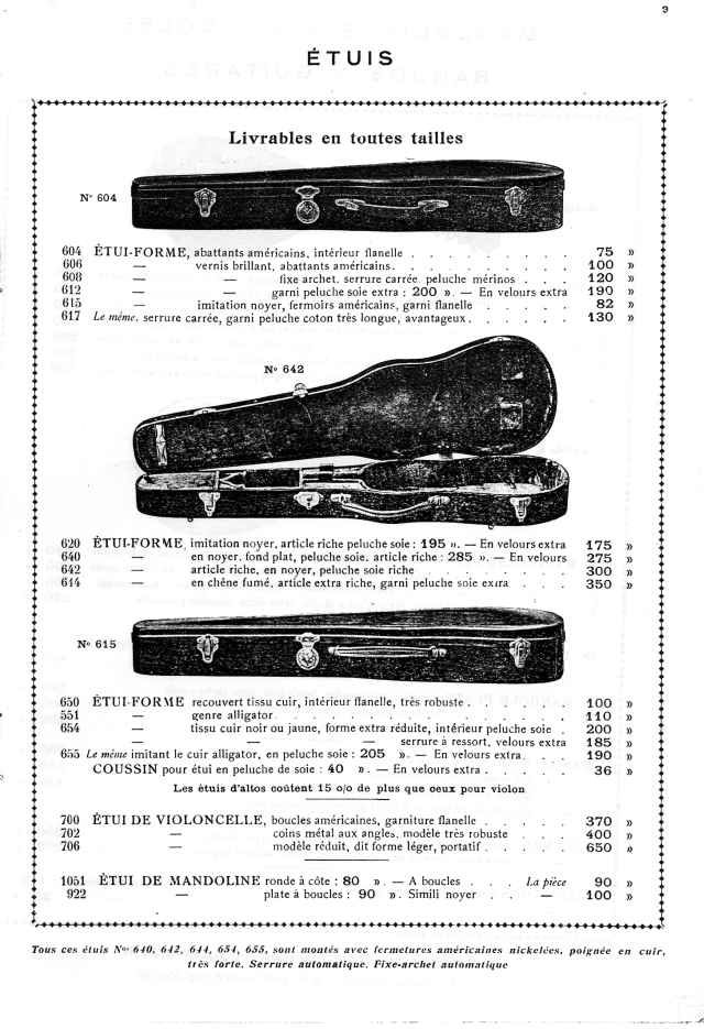 Catalogue Collin-Mzin de 1936.