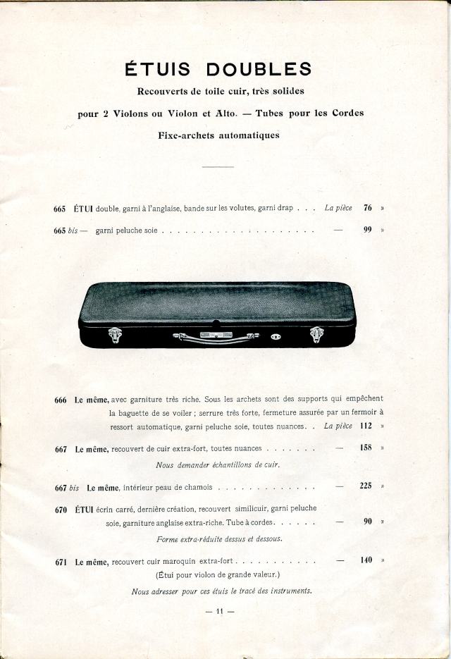 Catalogue Collin-Mzin de 1912.