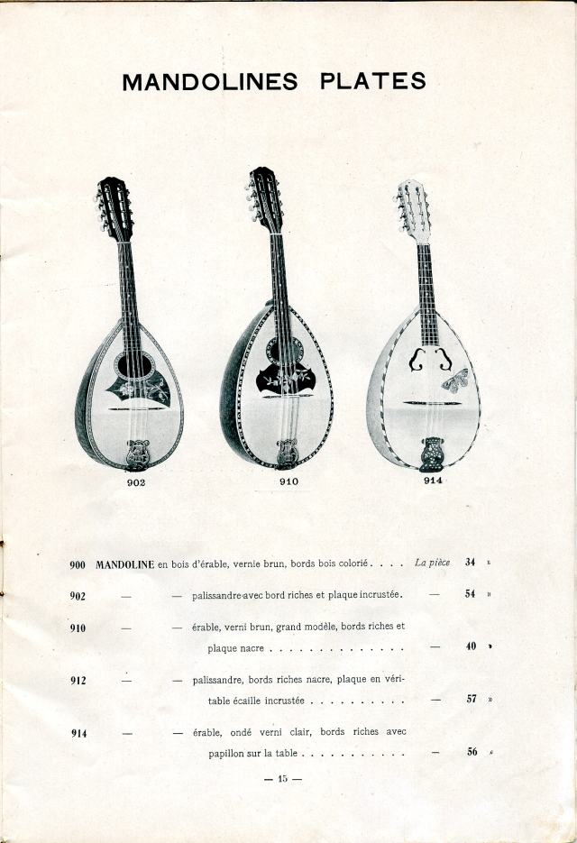 Catalogue Collin-Mzin de 1912.