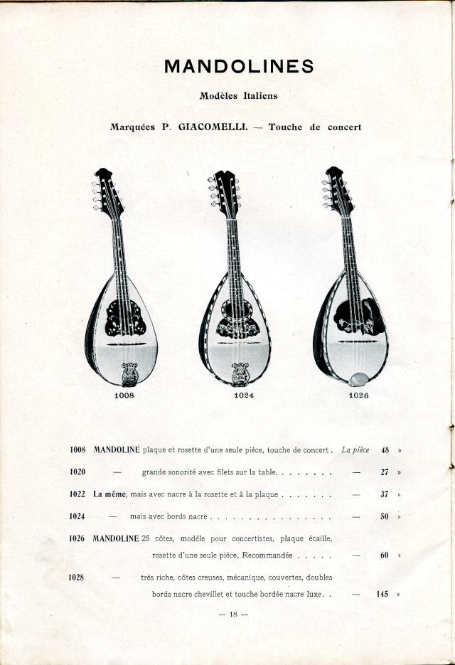 Catalogue Collin-Mzin de 1912.