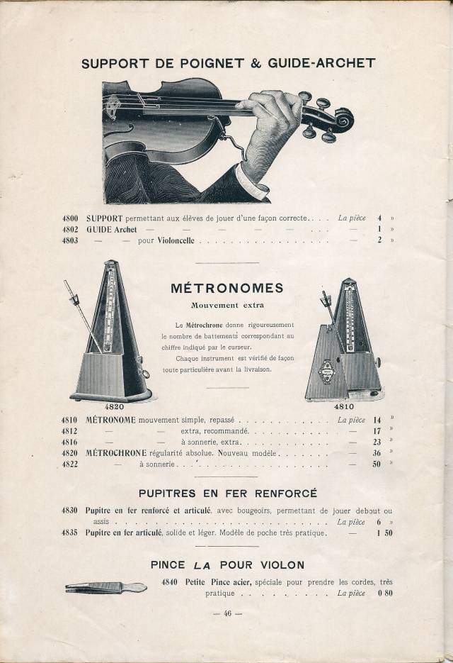 Catalogue Collin-Mzin de 1912.