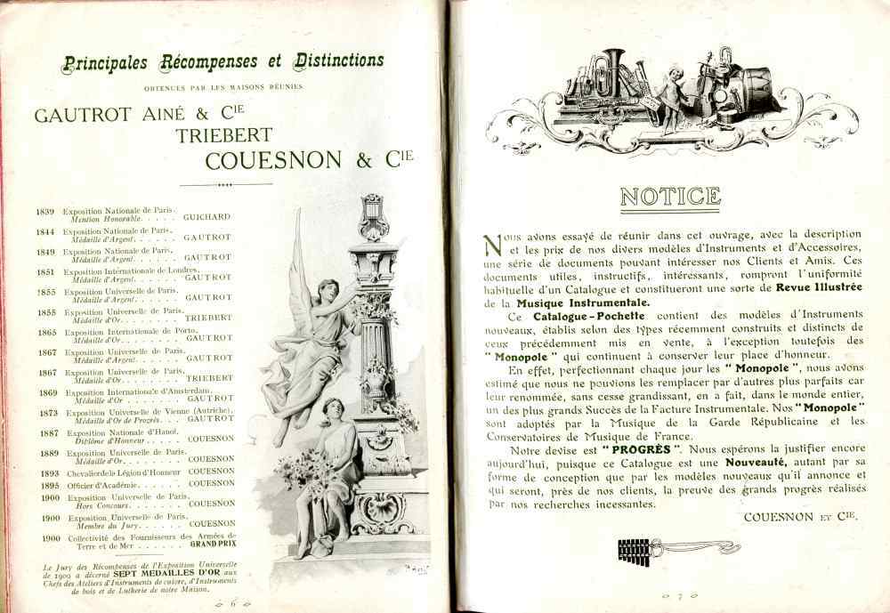 Catalogue Couesnon de 1912.