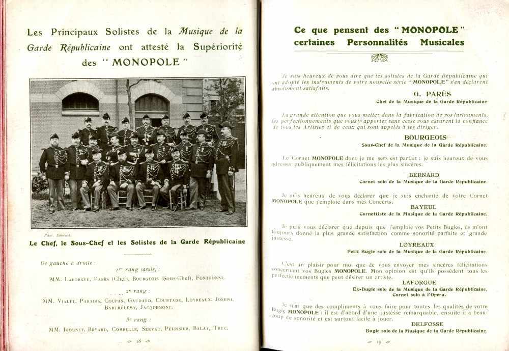 Catalogue Couesnon de 1912.