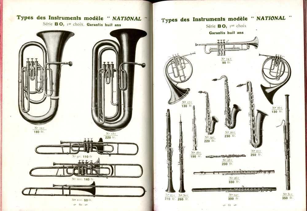 Catalogue Couesnon de 1912.