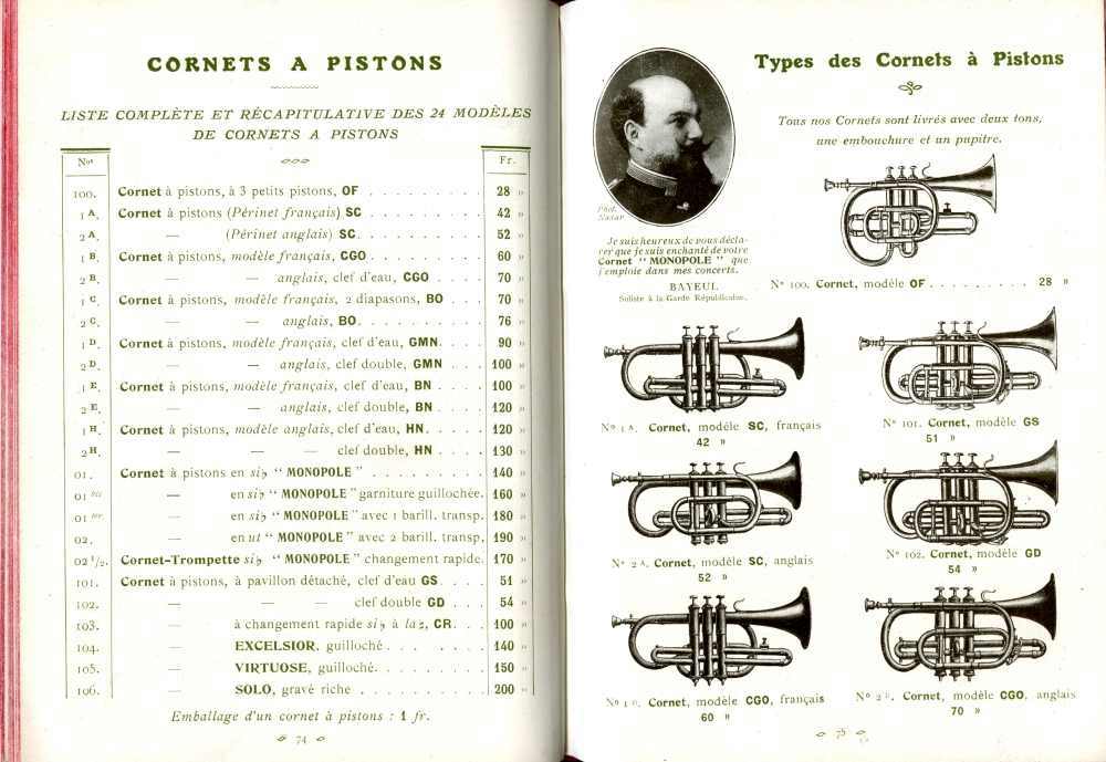 Catalogue Couesnon de 1912.