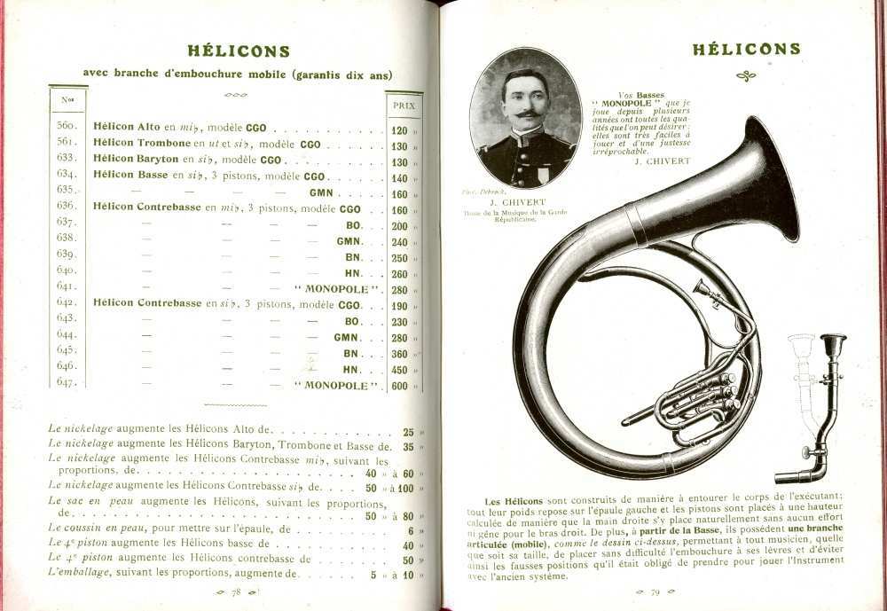 Catalogue Couesnon de 1912.