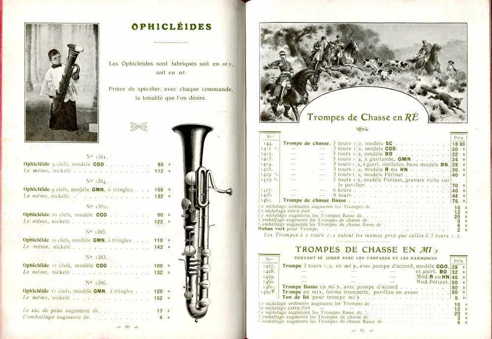 Catalogue Couesnon de 1912.