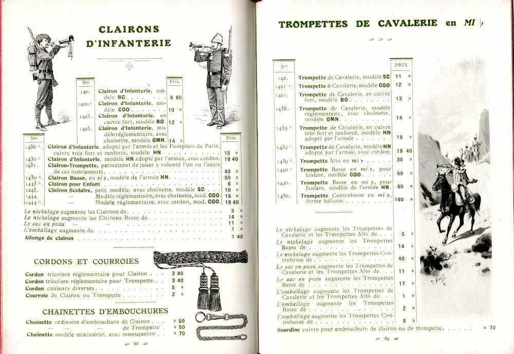 Catalogue Couesnon de 1912.