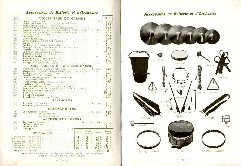 Catalogue Couesnon de 1912.