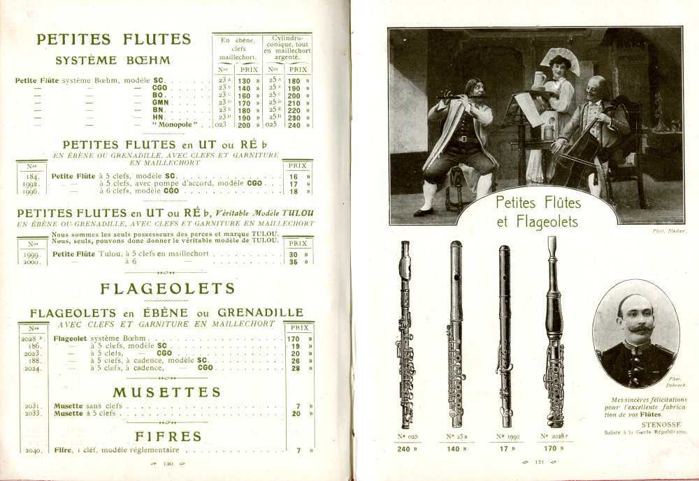 Catalogue Couesnon de 1912.