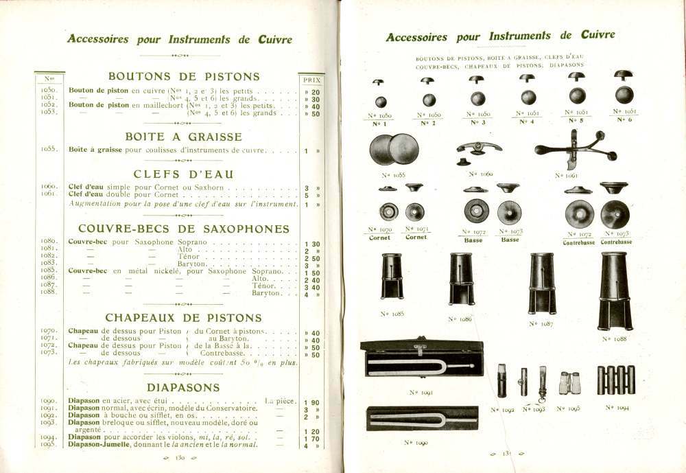 Catalogue Couesnon de 1912.