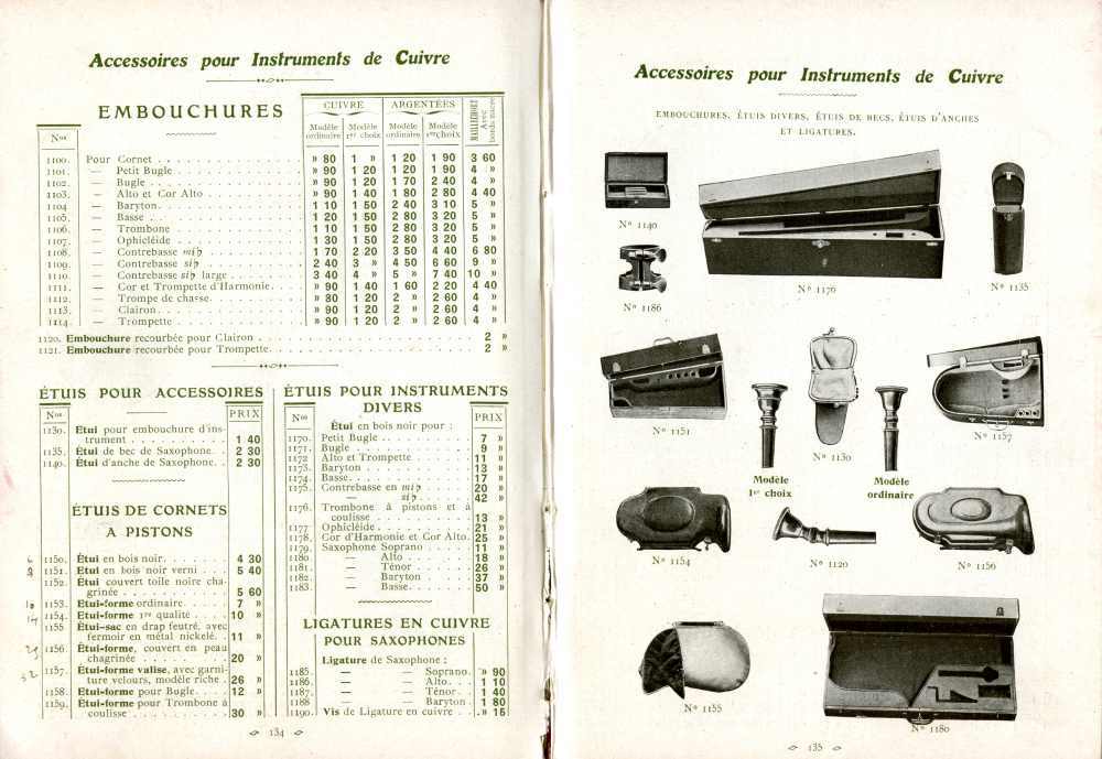 Catalogue Couesnon de 1912.