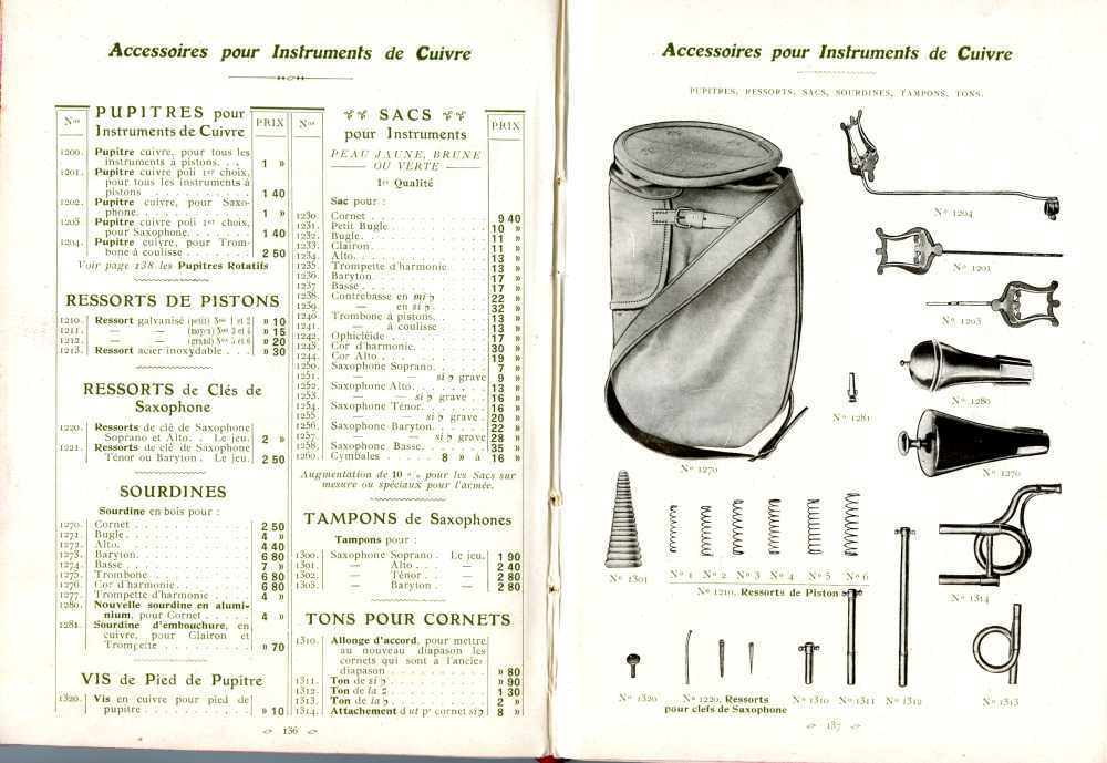 Catalogue Couesnon de 1912.