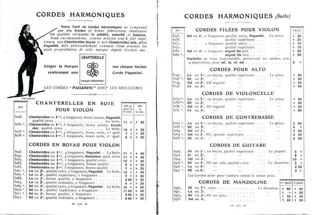 Catalogue Couesnon de 1912.