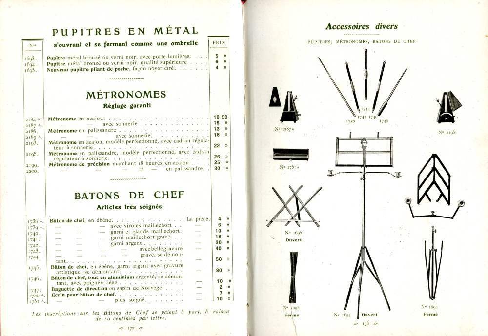 Catalogue Couesnon de 1912.