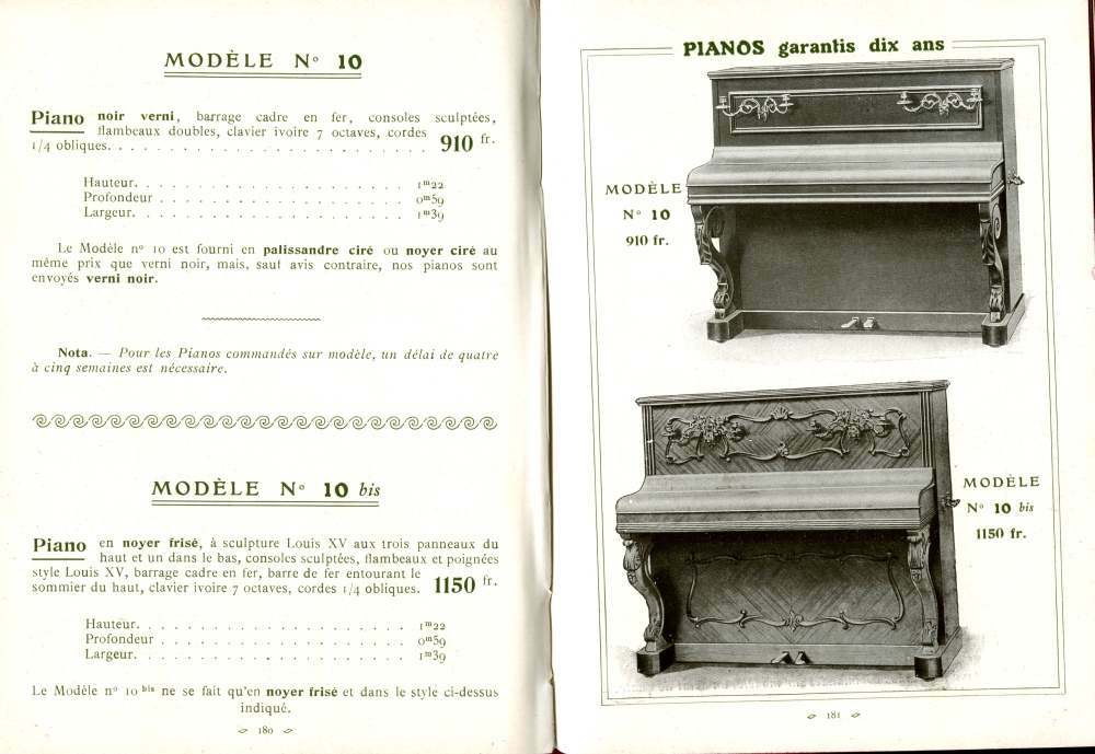 Catalogue Couesnon de 1912.