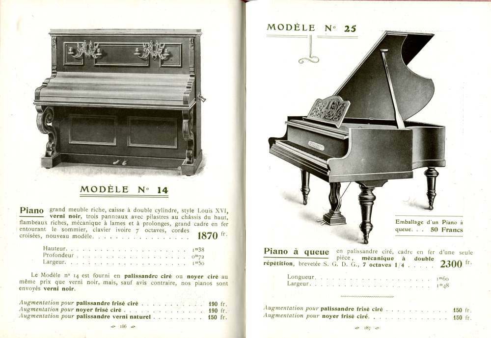 Catalogue Couesnon de 1912.