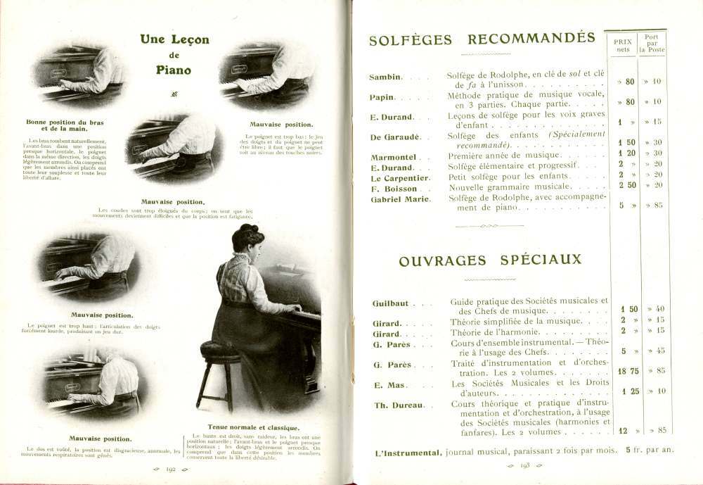 Catalogue Couesnon de 1912.