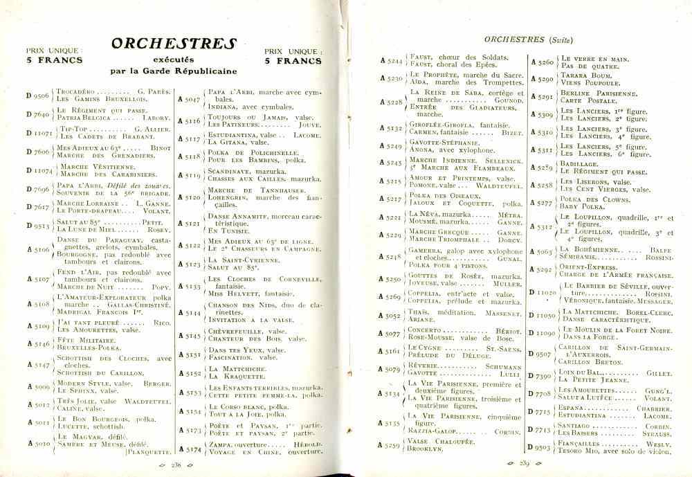 Catalogue Couesnon de 1912.