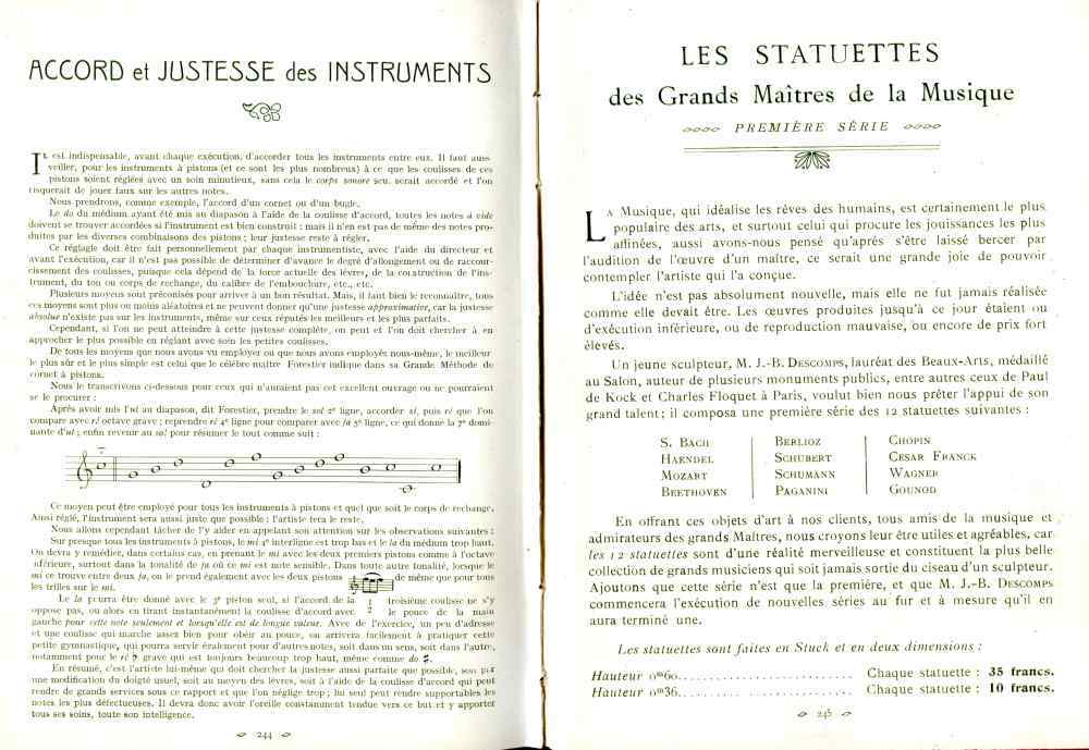 Catalogue Couesnon de 1912.