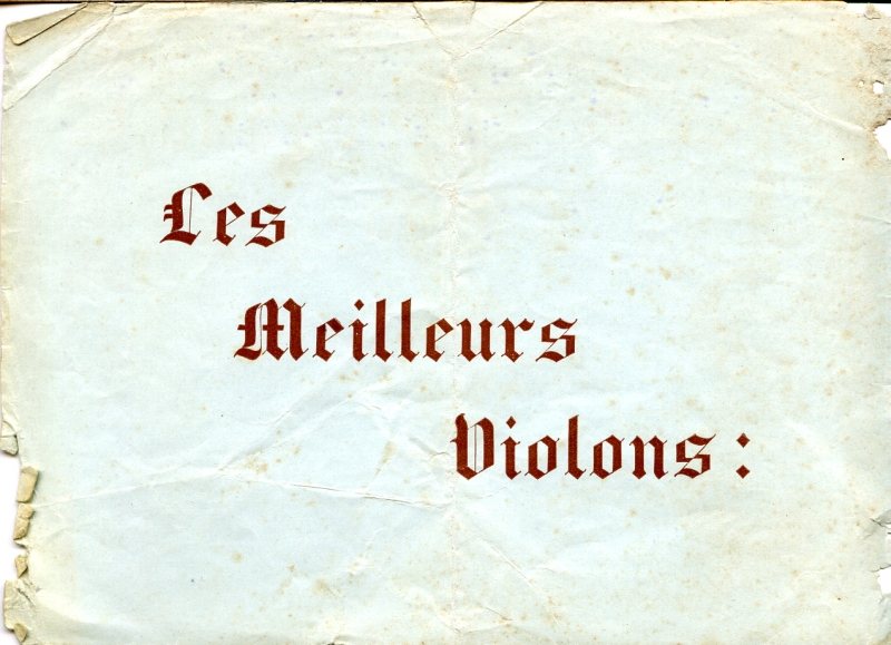 Catalogue publi par le comptoir muiscal de France prsentant les luthiers Nadgini et Dieudonn.