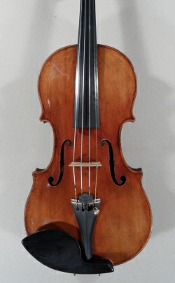 Violon Nicolo Gagliano de 1745. Table.