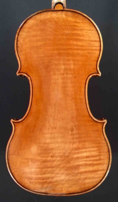 Violin made by Antonio Gragnani. back