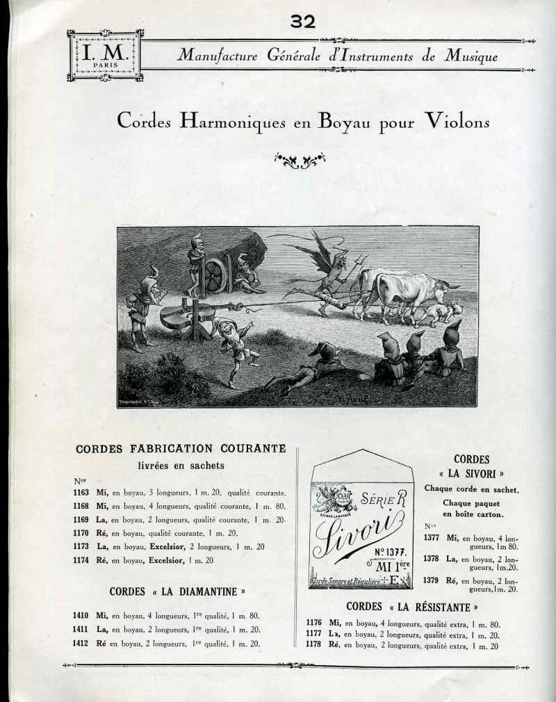 Catalogue I. M. Paris, Manufacture Gnrale d'Instruments de Musique.