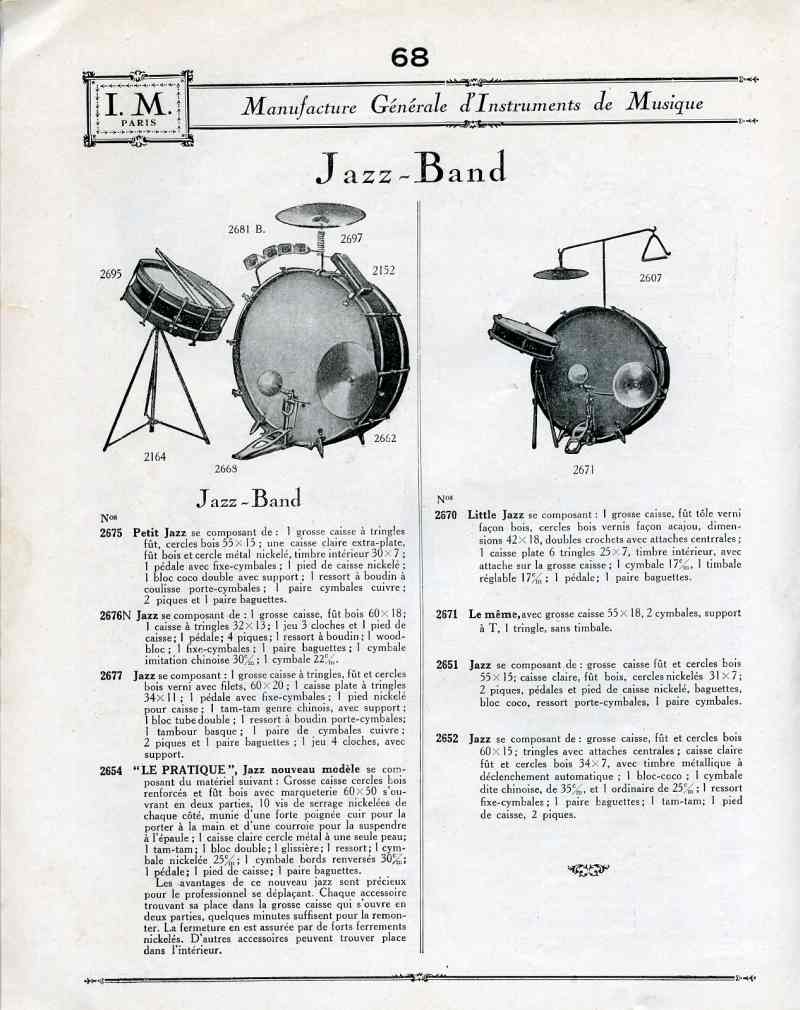 Catalogue I. M. Paris, Manufacture Gnrale d'Instruments de Musique.