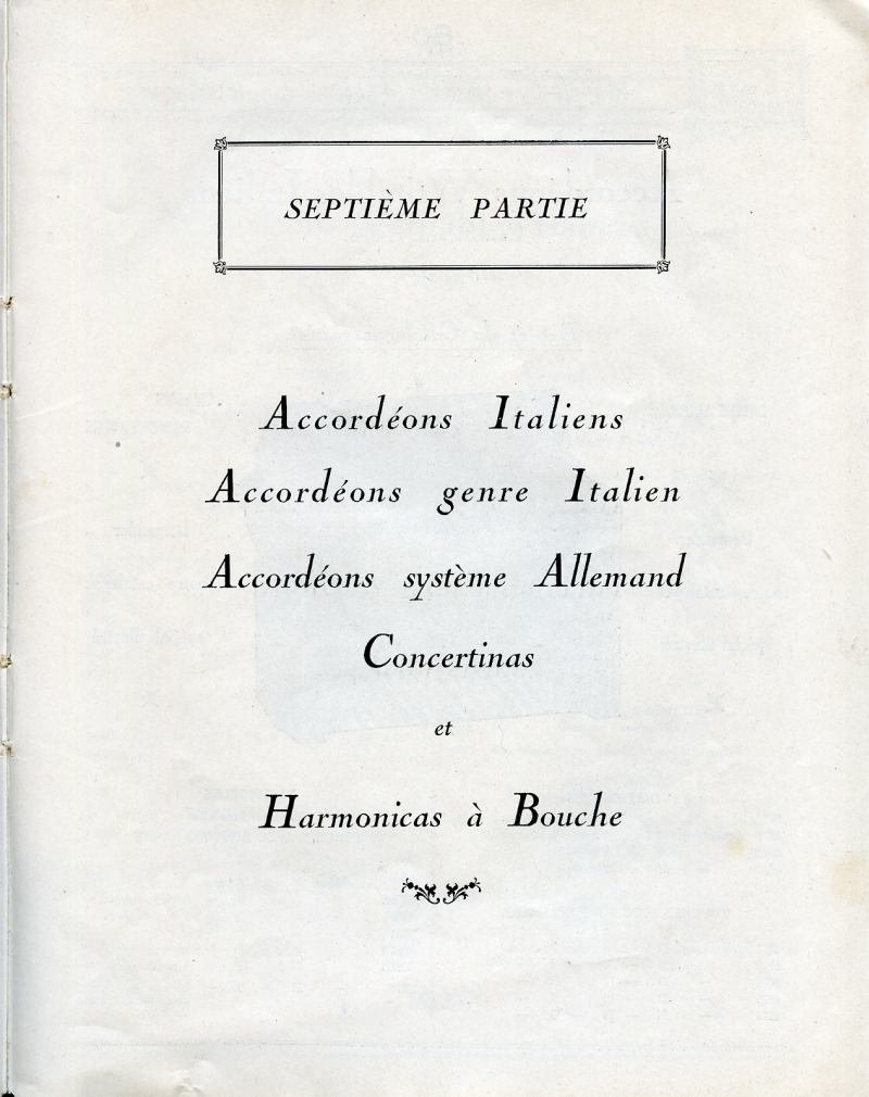 Catalogue I. M. Paris, Manufacture Gnrale d'Instruments de Musique.