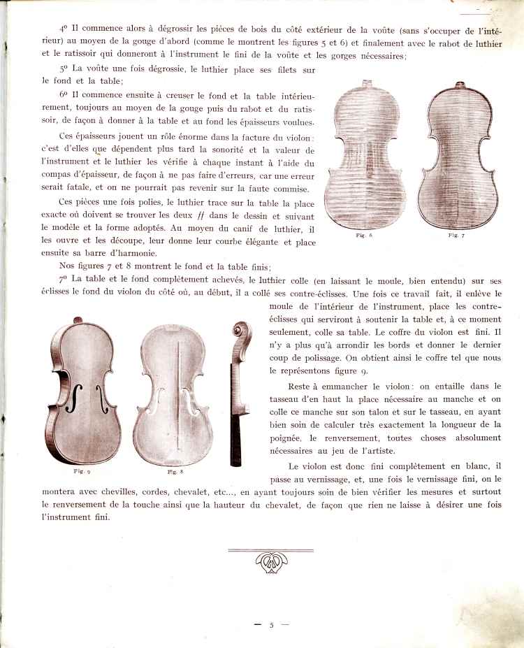 Catalogue de lutherie Laberte et Magni 1931.