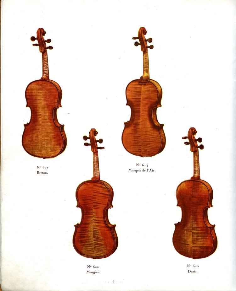 Catalogue de lutherie Laberte et Magni 1931.