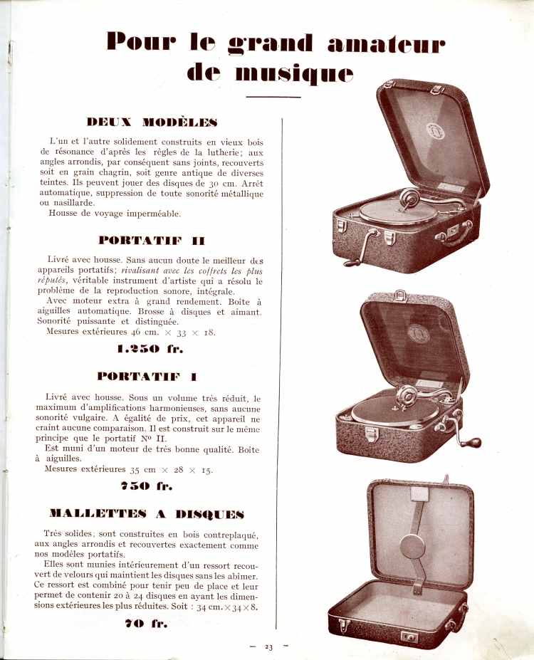 Catalogue de lutherie Laberte et Magni 1931.