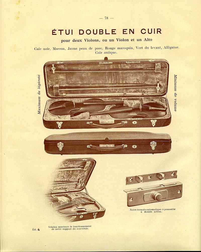 Catalogue gnral de lutherie Laberte  Mirecourt. 1912.