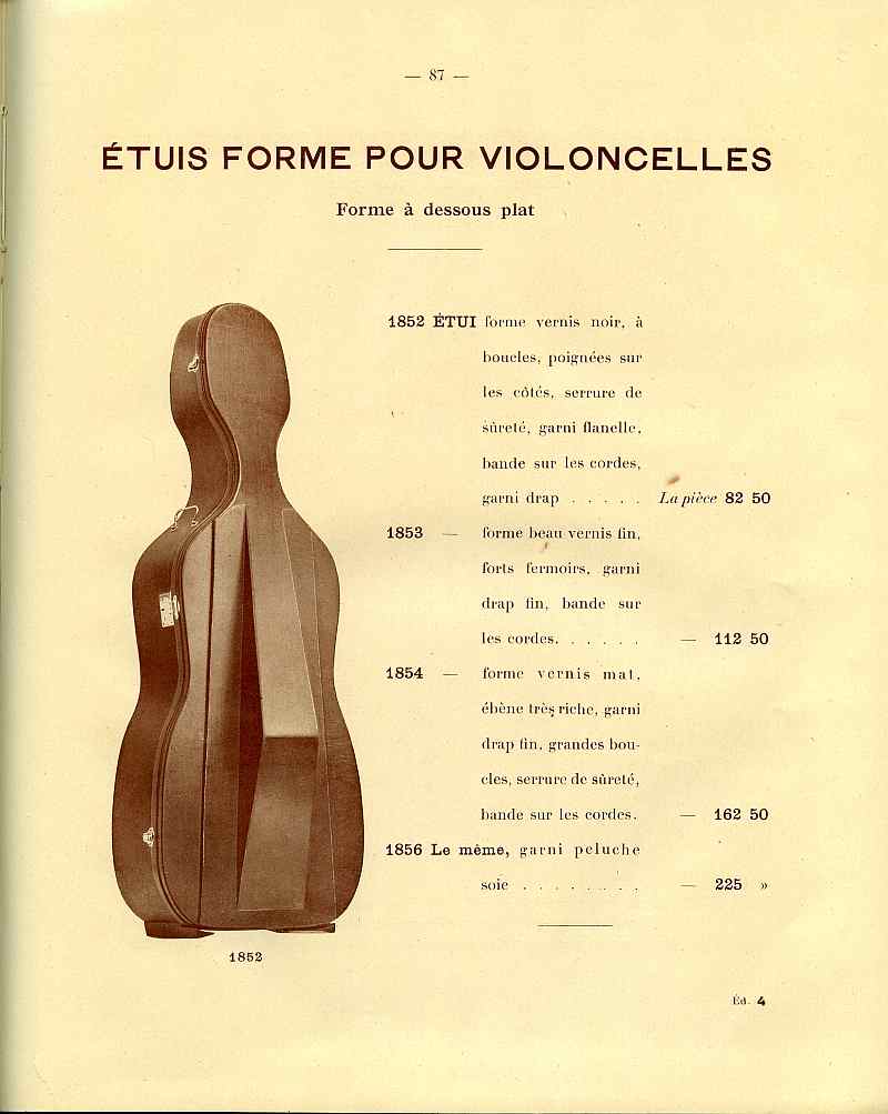 Catalogue gnral de lutherie Laberte  Mirecourt. 1912.