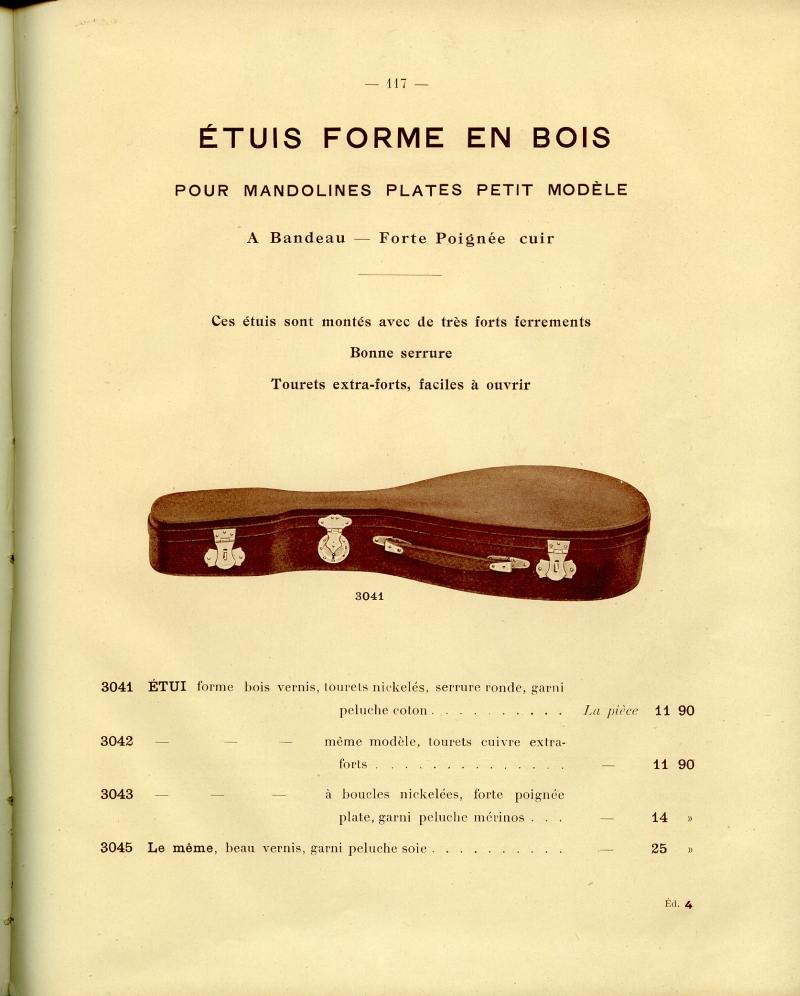 Catalogue gnral de lutherie Laberte  Mirecourt. 1912.