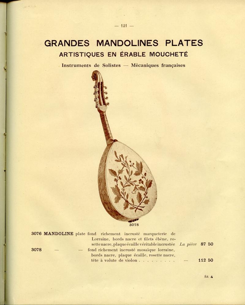 Catalogue gnral de lutherie Laberte  Mirecourt. 1912.