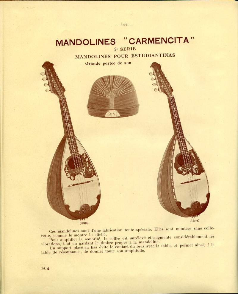 Catalogue gnral de lutherie Laberte  Mirecourt. 1912.