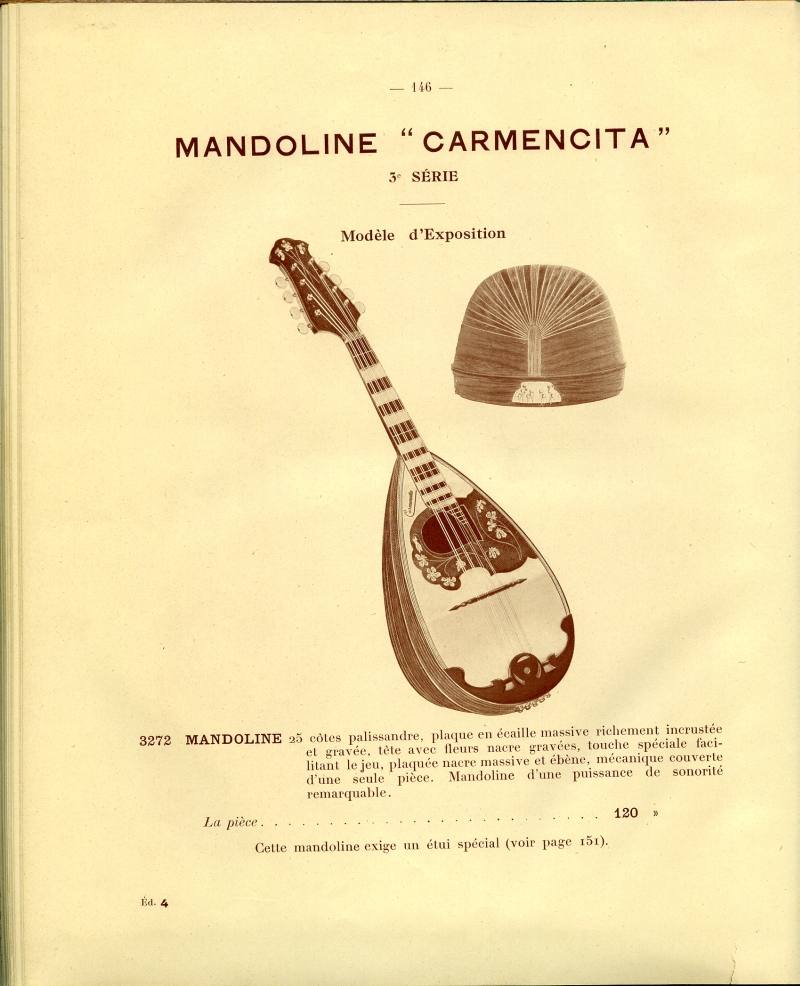 Catalogue gnral de lutherie Laberte  Mirecourt. 1912.